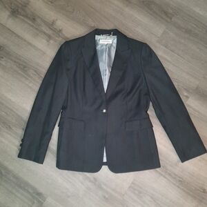 Calvin Klein Grey Striped Blazer